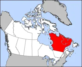La carte Péninsule du Québec-Labrador