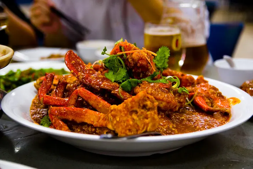 The Chilli crab card