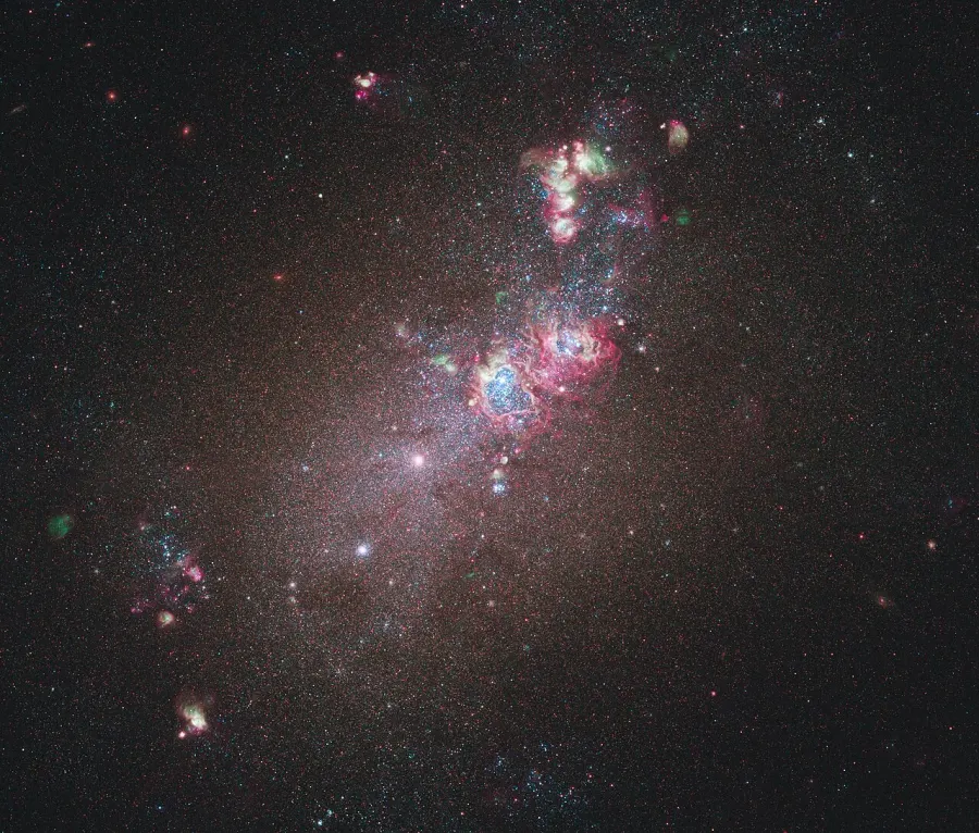 The NGC 4214 card