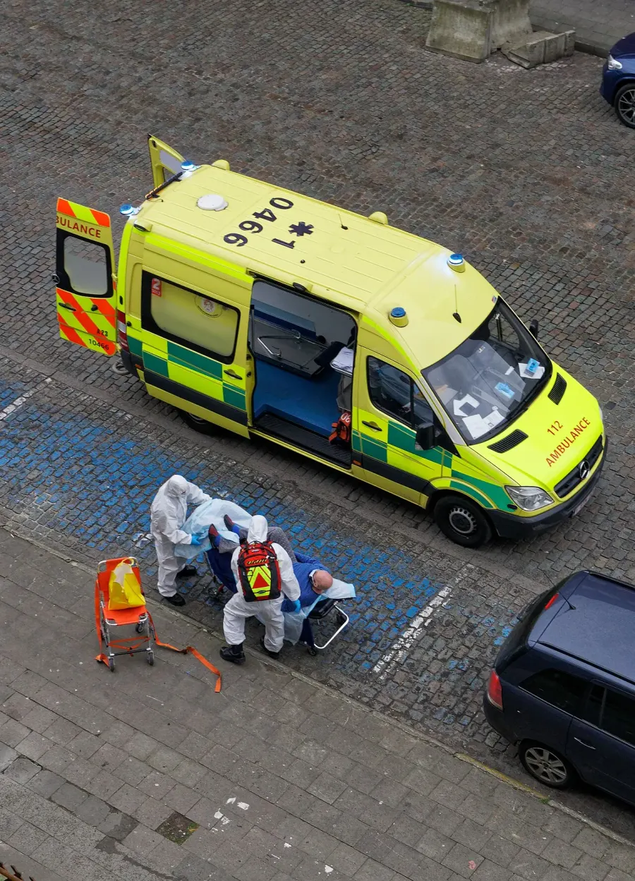 La carte Pandémie de Covid-19 en Belgique
