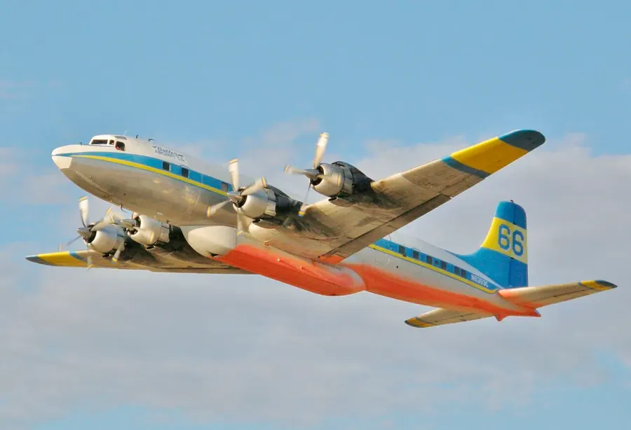 The Douglas DC-7 card