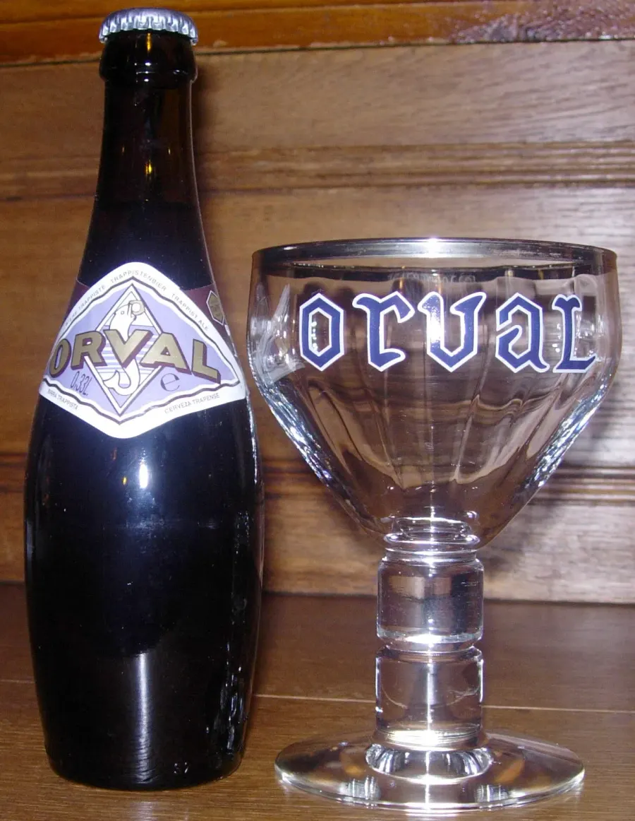 The Orval beer card
