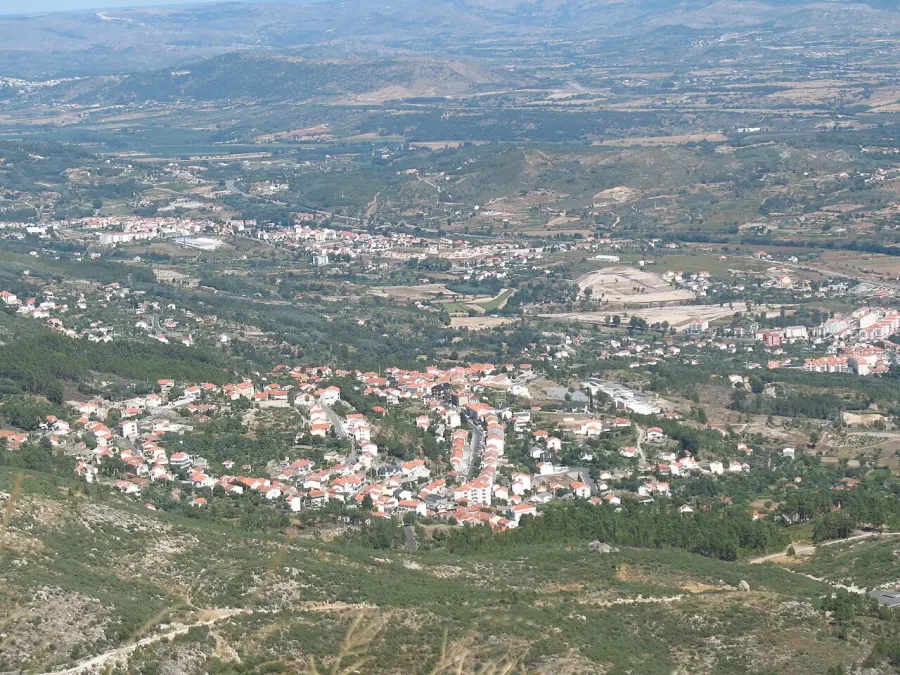 La carte Covilhã