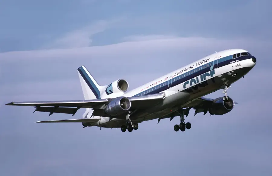 La carte Lockheed L-1011 TriStar
