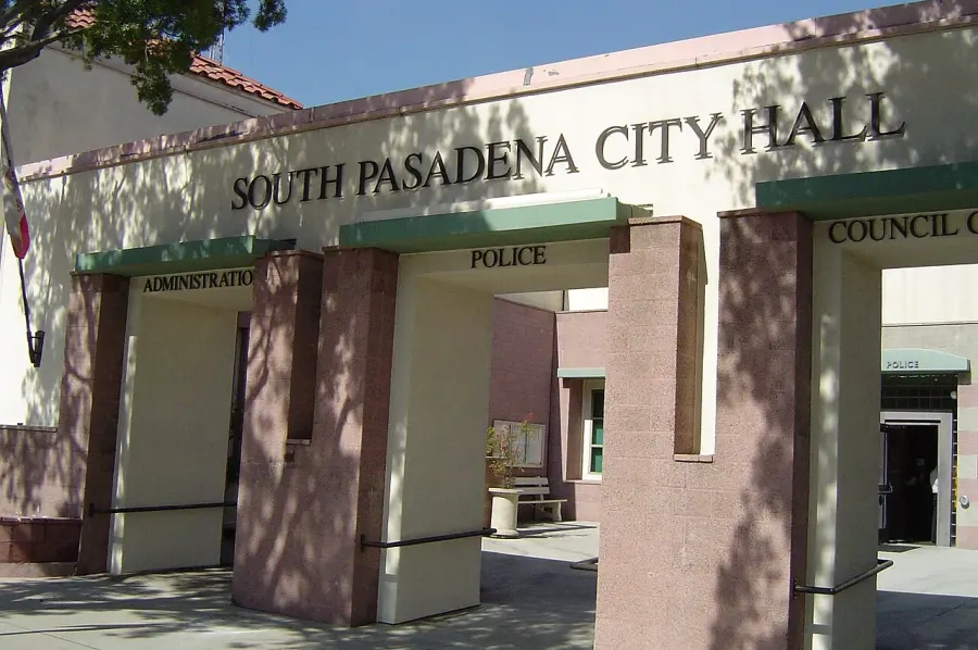 The South Pasadena, California card