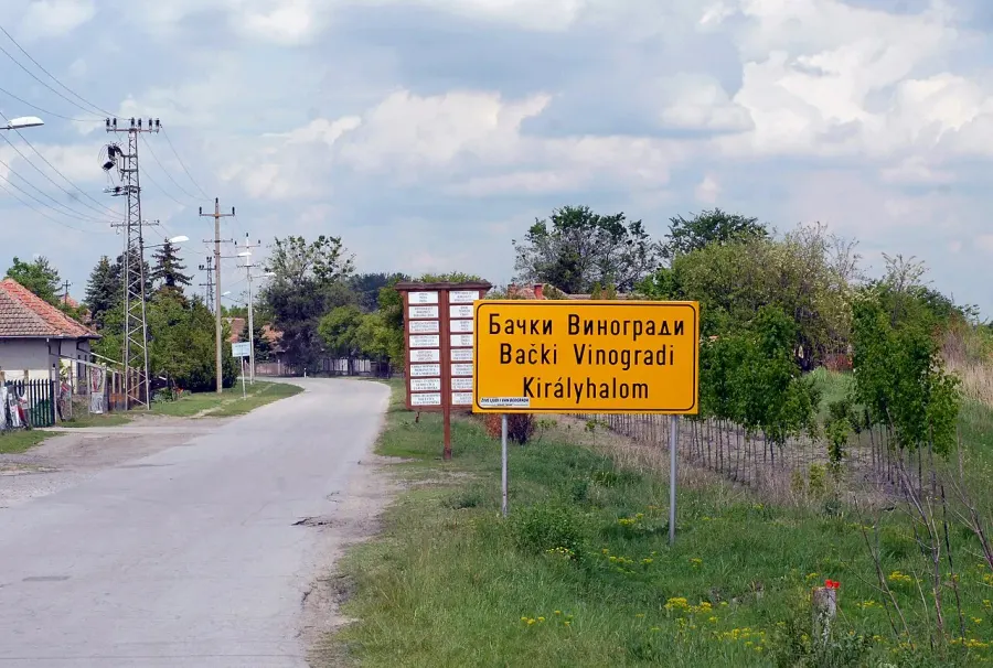 La carte Bački Vinogradi