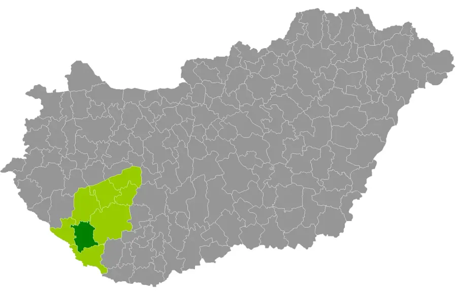 The Nagyatád District card