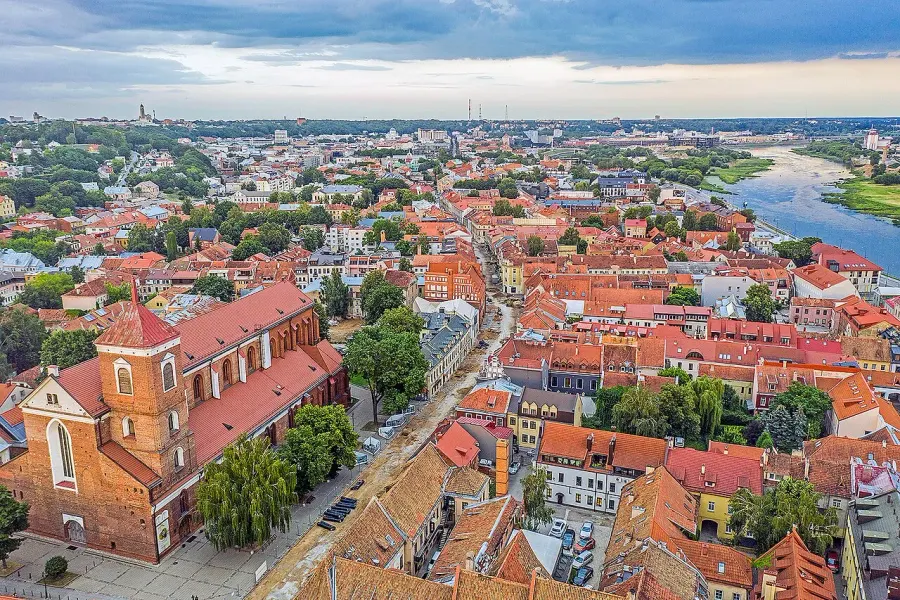 La carte Apskritis de Kaunas