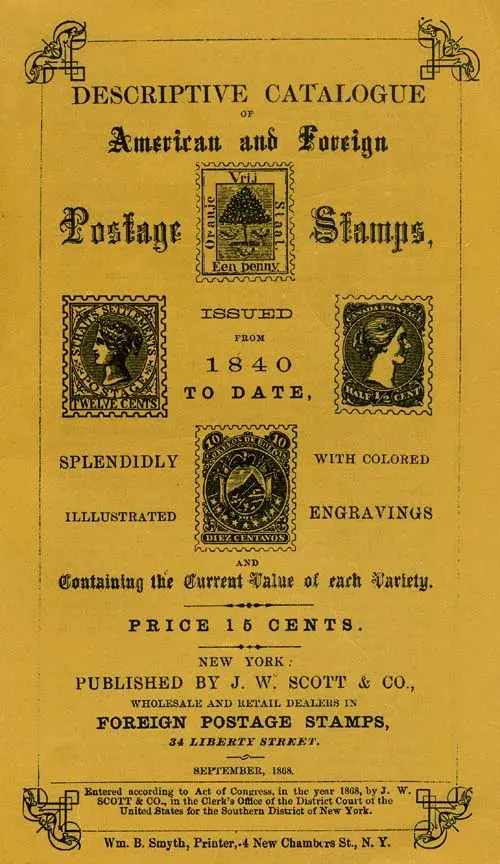 The Stamp catalog card