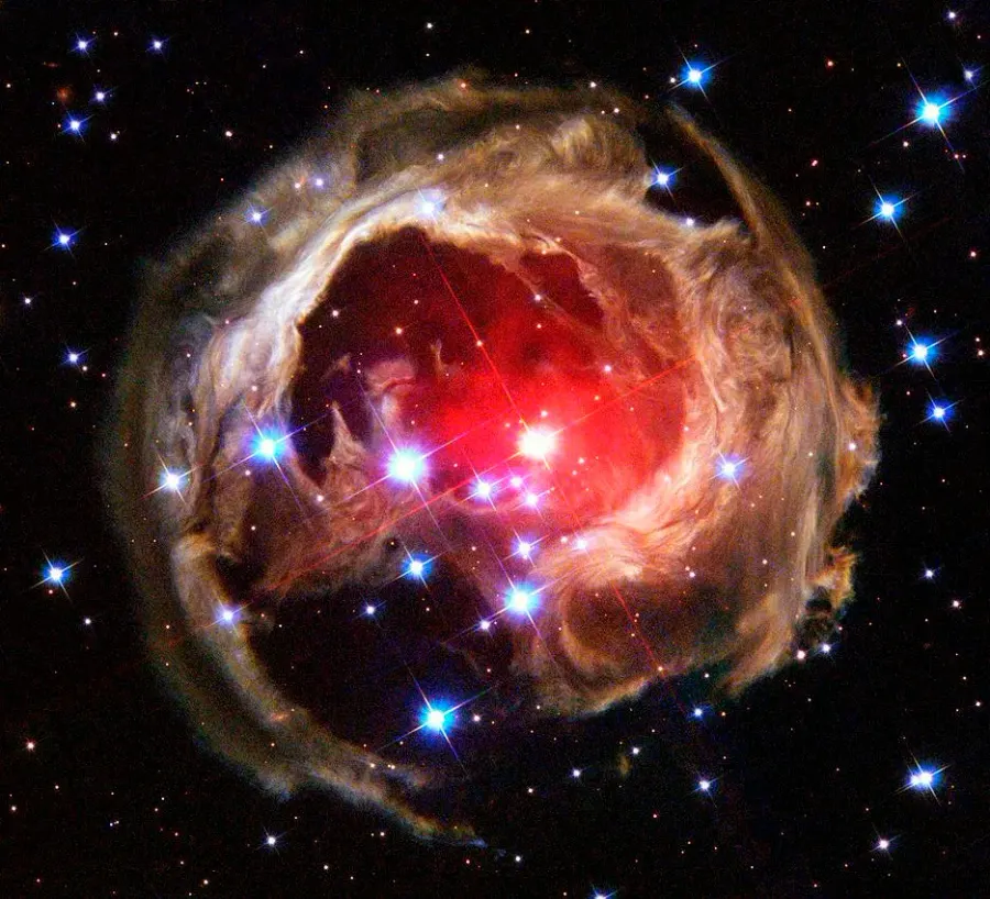 La carte V838 Monocerotis