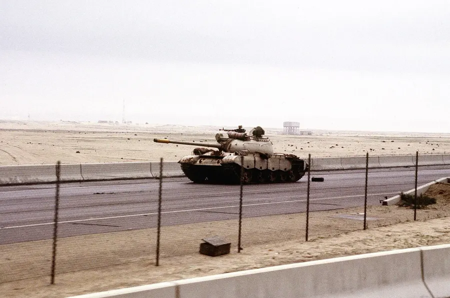 The Iraqi invasion of Kuwait card