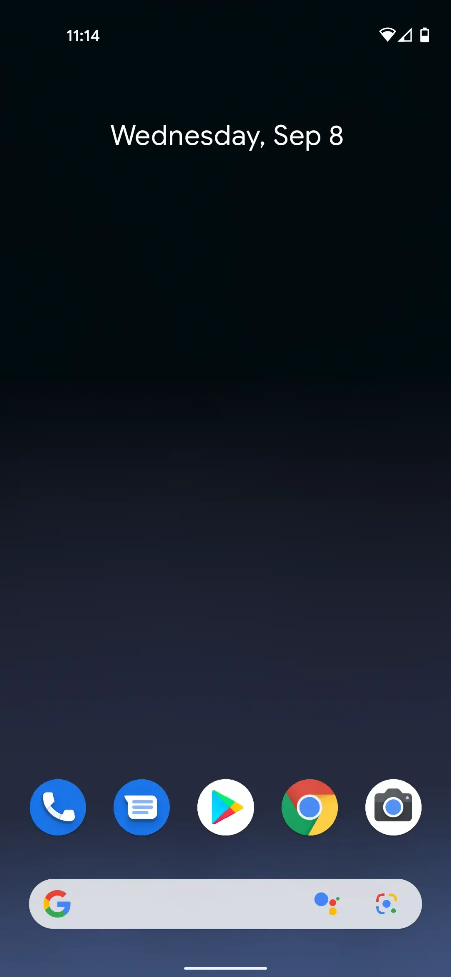 La carte Android 11