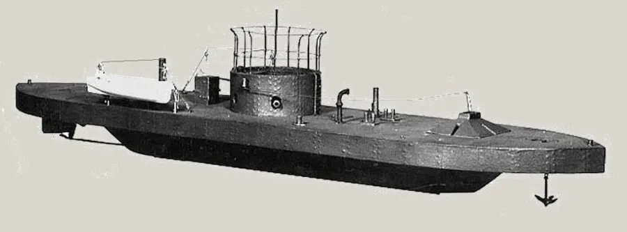 La carte USS Monitor
