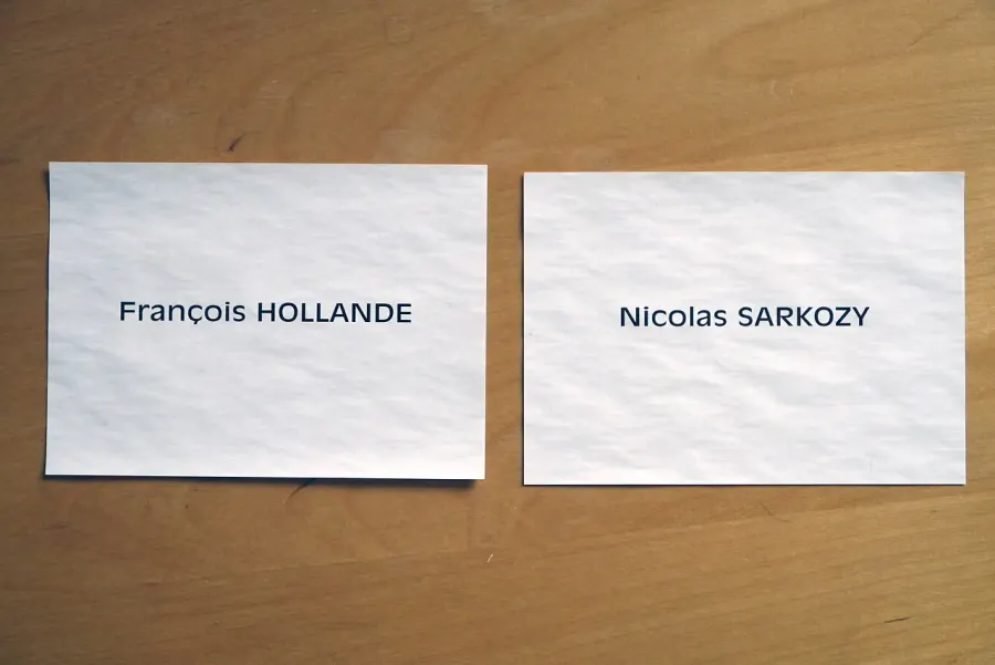 The Presidential election card