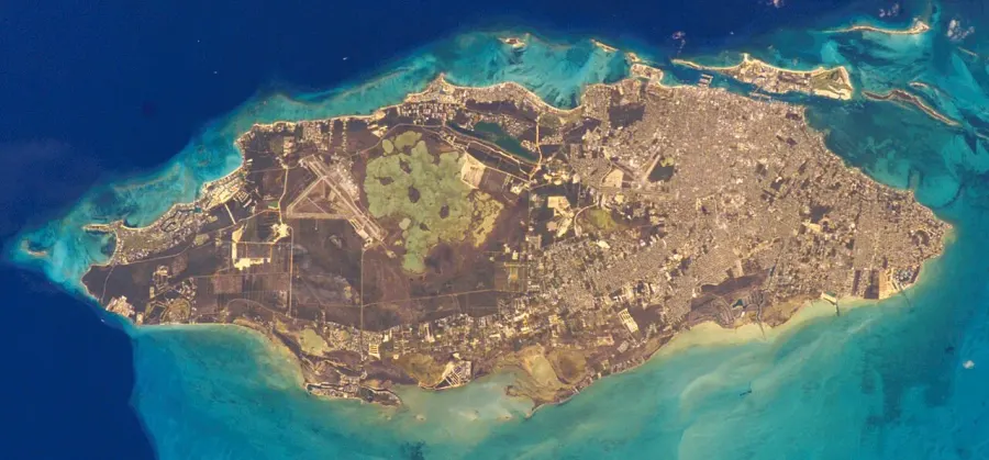 La carte New Providence