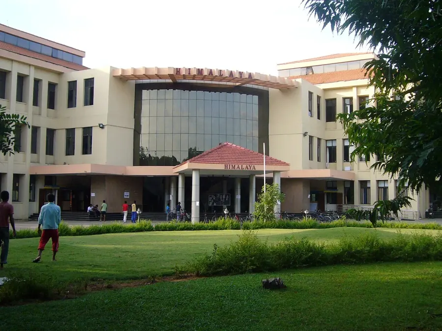 La carte Institut indien de technologie de Madras