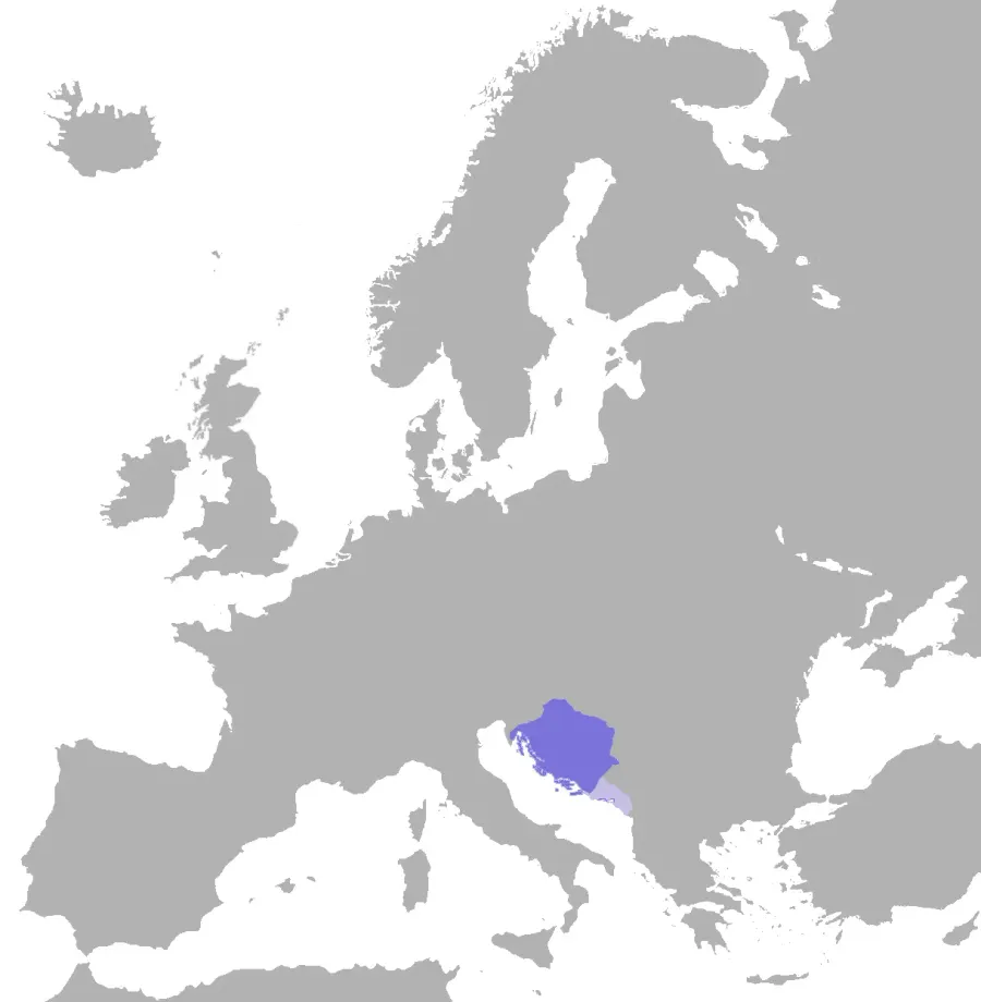The Kingdom of Croatia card