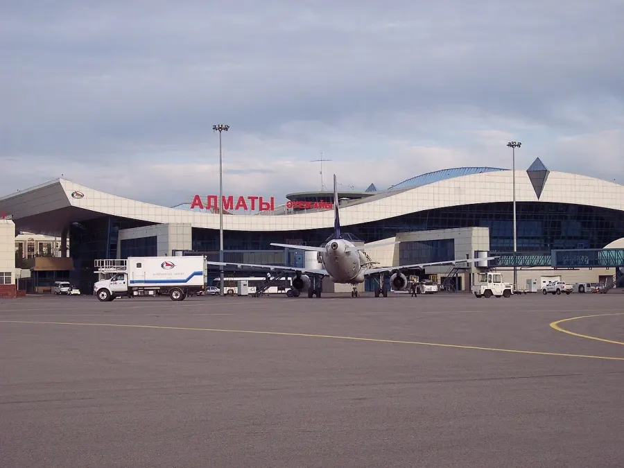 The Almaty International Airport card