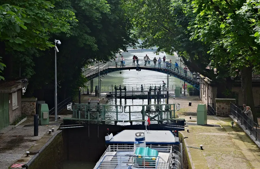 La carte Canal Saint-Martin