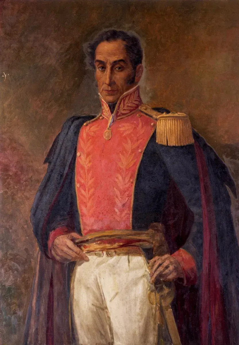 La carte Simón Bolívar
