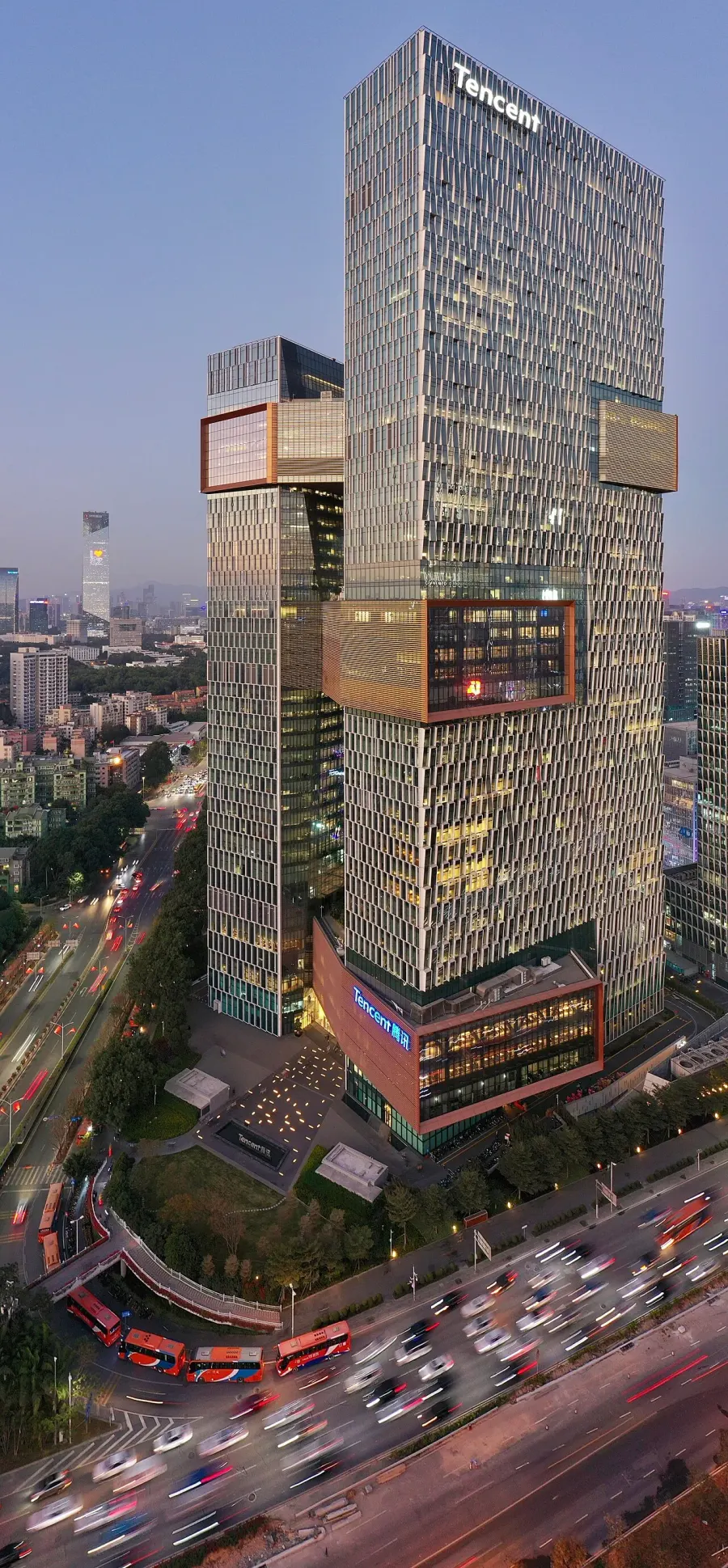 La carte Tencent