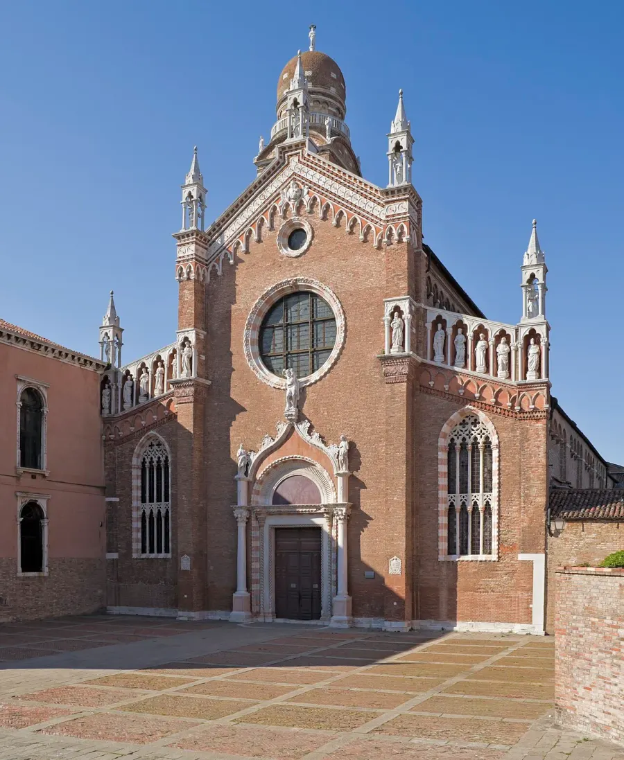 La carte Église de la Madonna dell'Orto