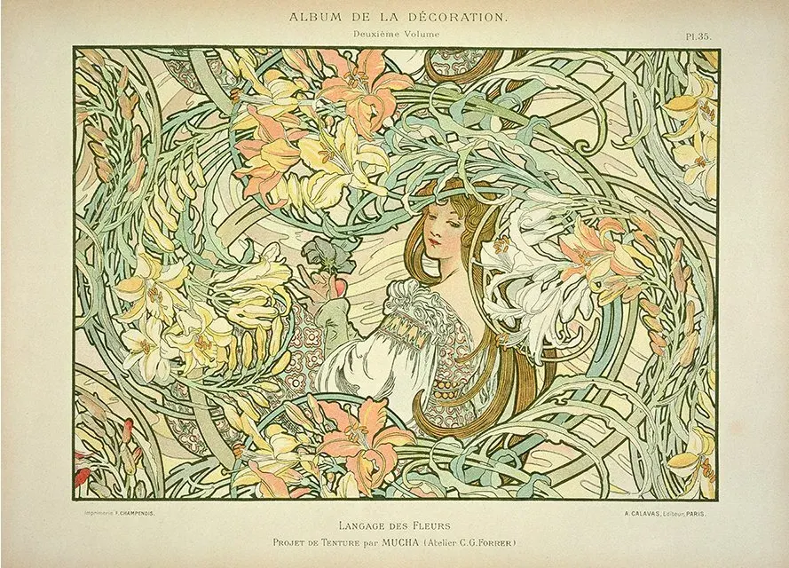 La carte Langage des fleurs
