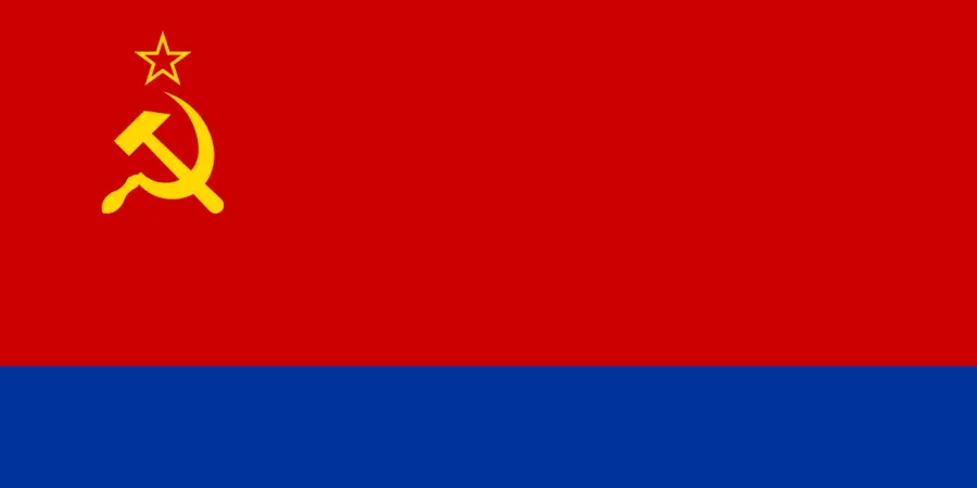 La carte Drapeau de la république socialiste soviétique d'Azerbaïdjan