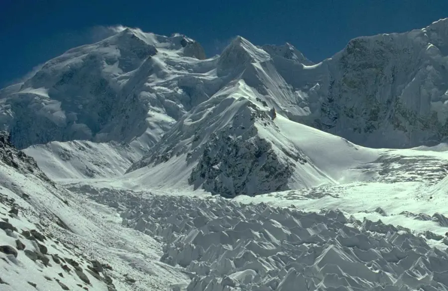La carte Skyang Kangri