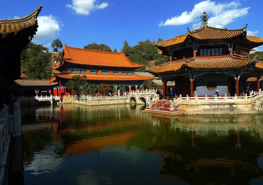 La carte Temple de Yuantong