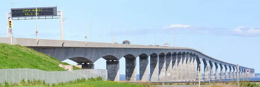 La carte Pont de la Confédération