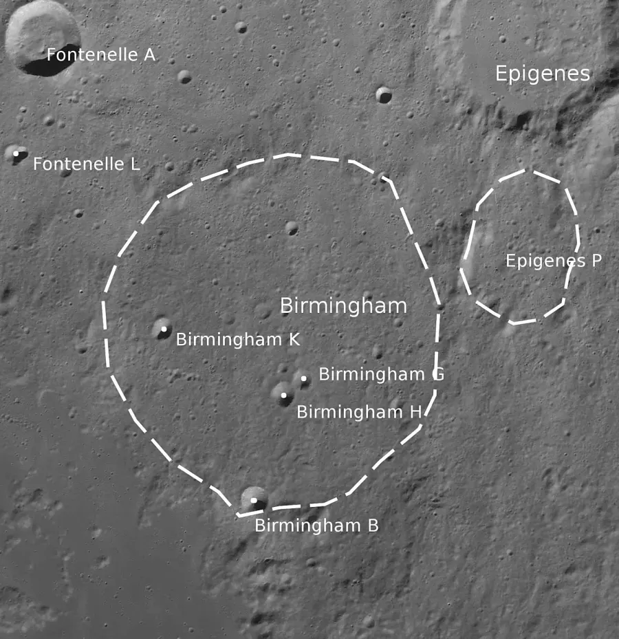 La carte Birmingham