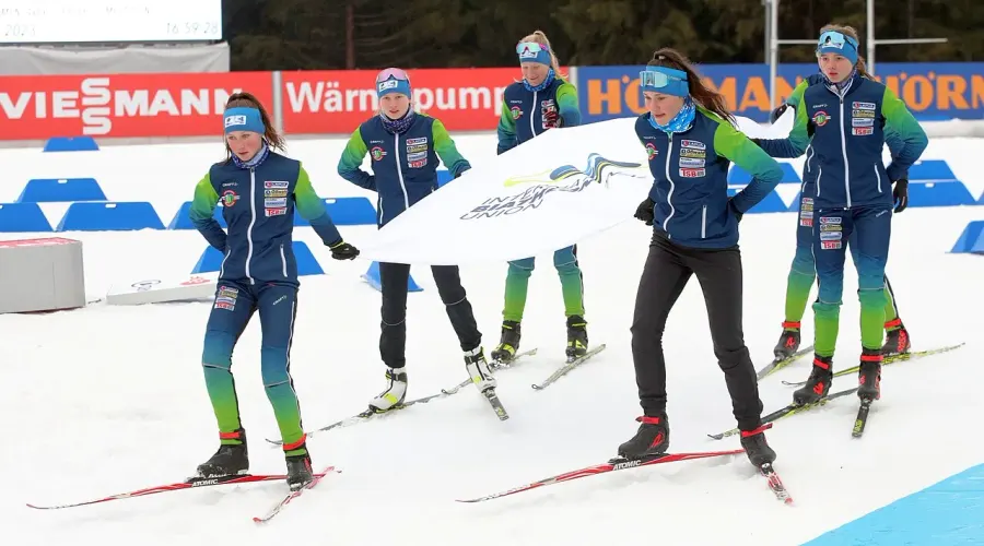 La carte Union internationale de biathlon