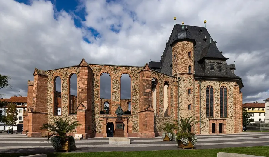 La carte Église wallonne néerlandaise de Hanau