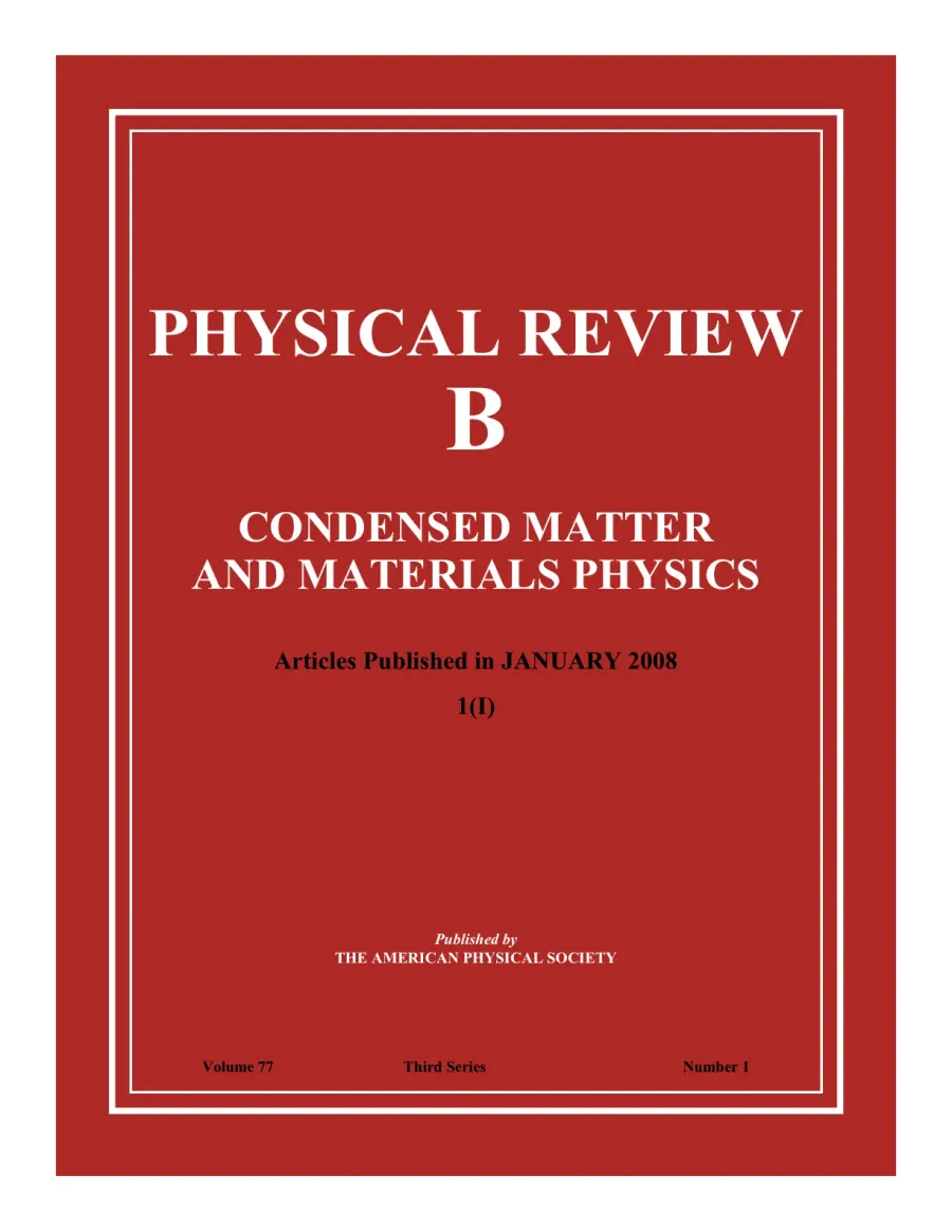 The Physical Review card