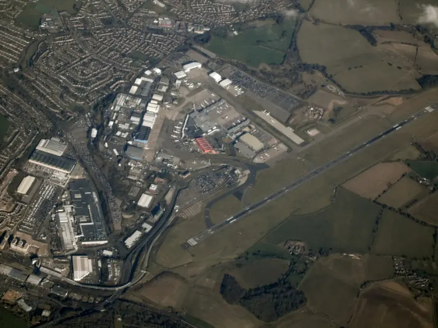 La carte Aéroport de Londres-Luton