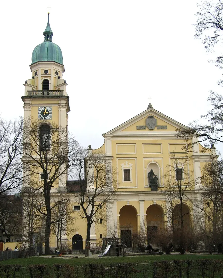 La carte Église Saint-Joseph de Munich