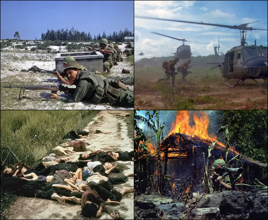La carte Guerre du Vietnam