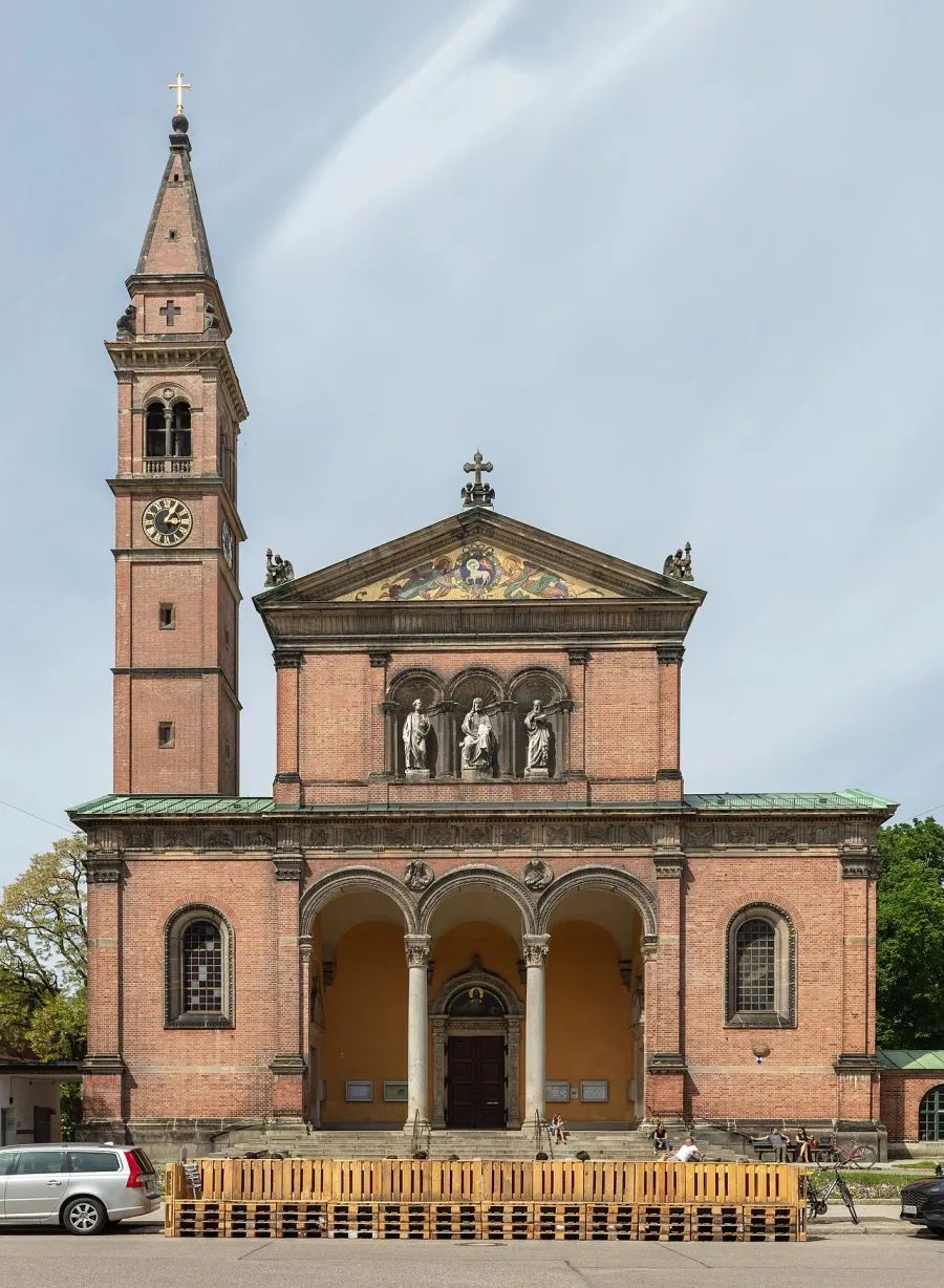 La carte Église Sainte-Ursule de Munich