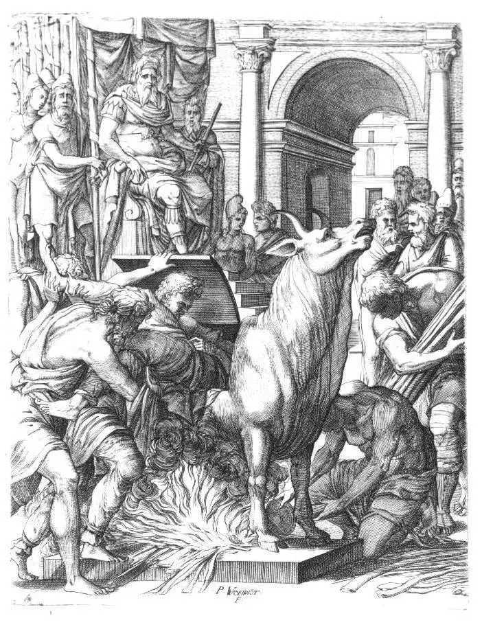 The Brazen bull card