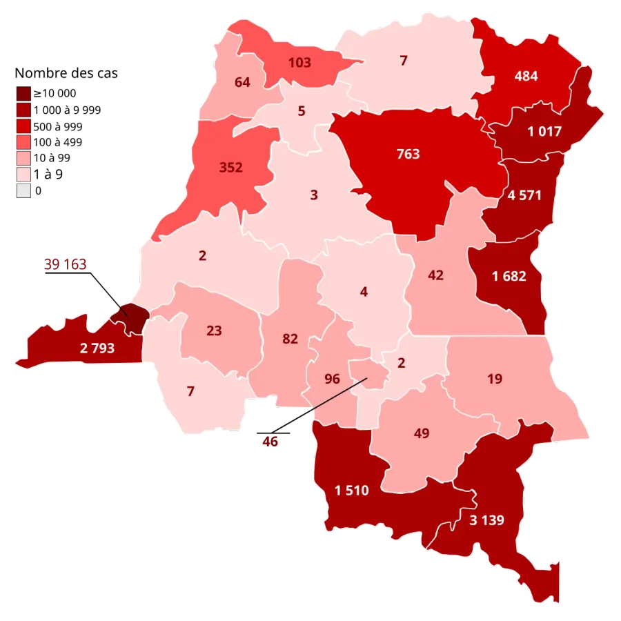 The COVID-19 pandemic in the Democratic Republic of the Congo card