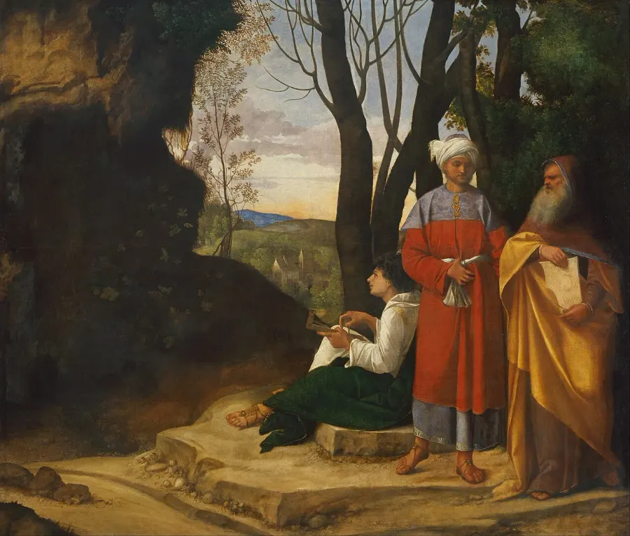 La carte Les Trois Philosophes