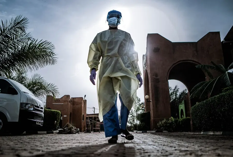 The COVID-19 pandemic in Niger card