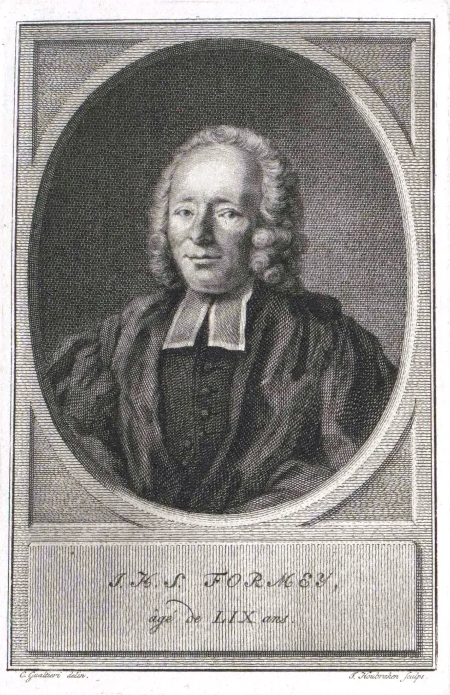 La carte Johann Heinrich Samuel Formey