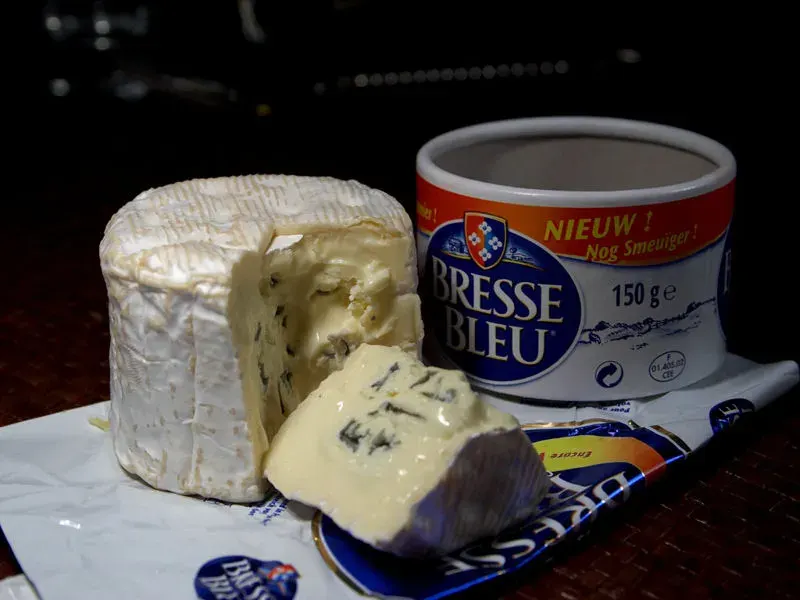 The Bleu de Bresse card