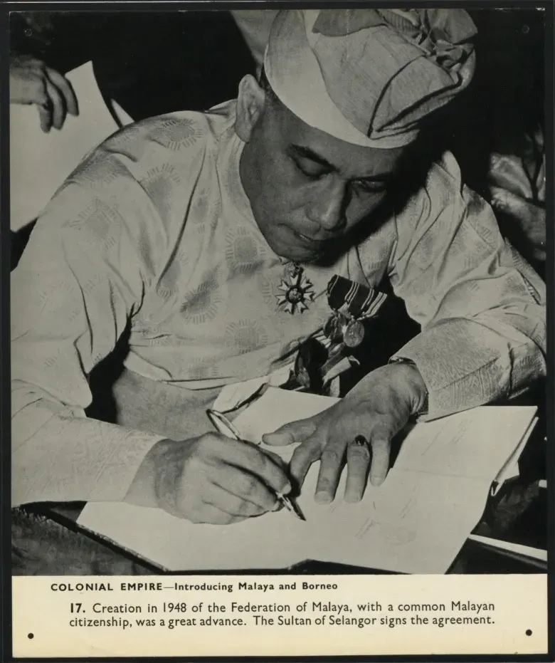 La carte Hisamuddin Alam Shah
