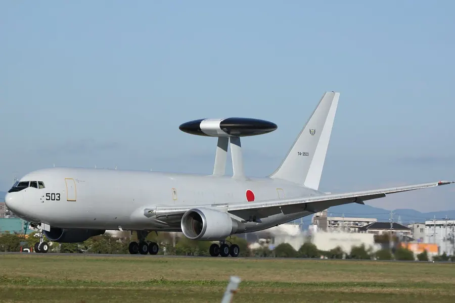 La carte Boeing E-767