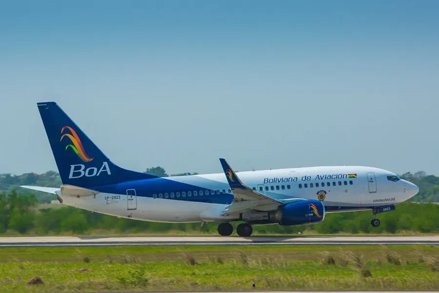 The Boliviana de Aviación card
