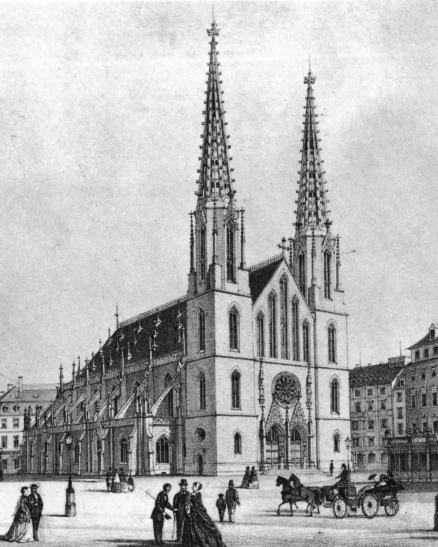 La carte Église Sainte-Sophie de Dresde
