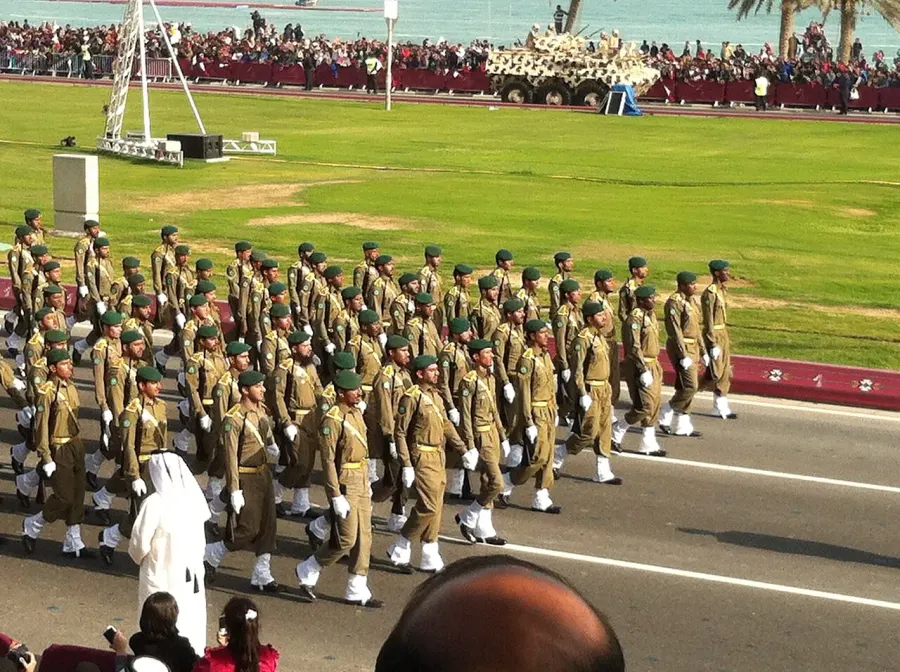 The Qatar Armed Forces card